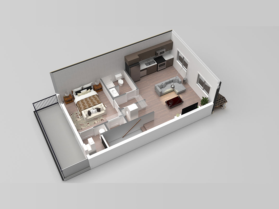 1-bedroom-Upper
